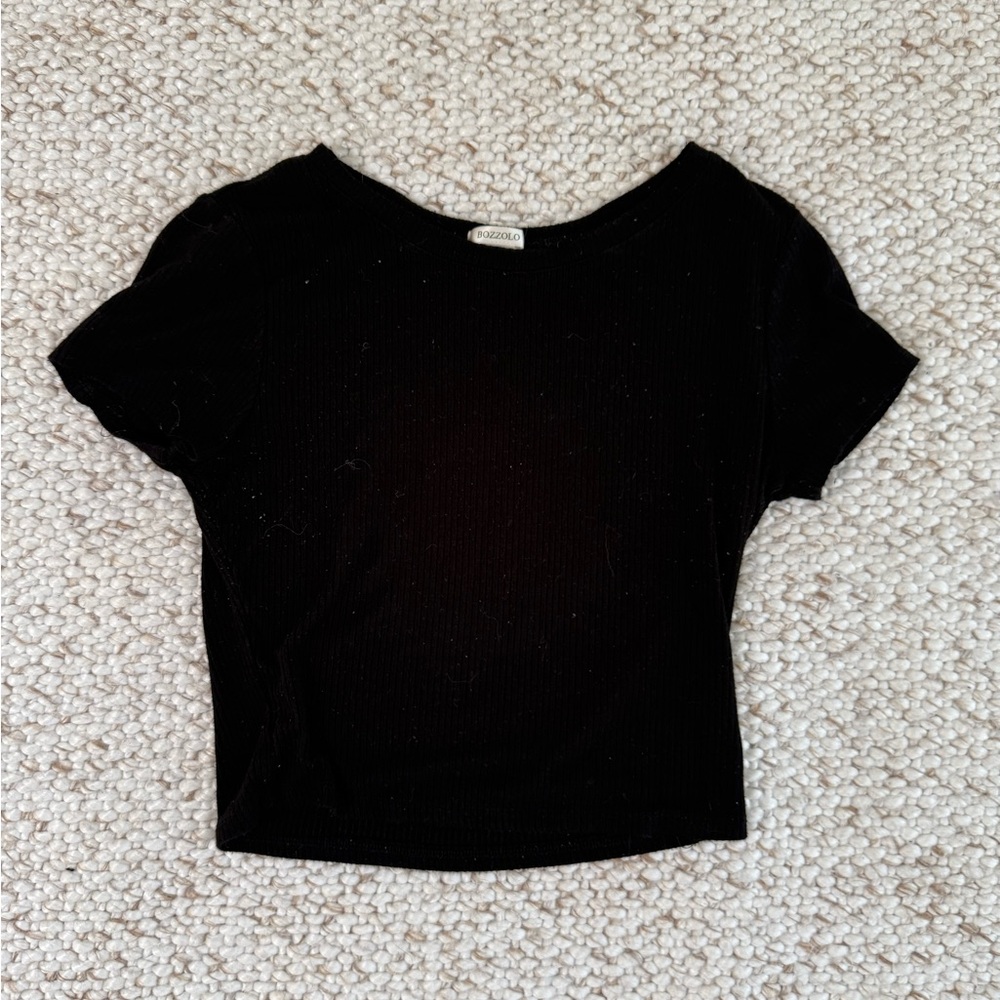 Bozzolo Black Short Sleeve Tee